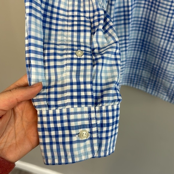 Vineyard Vines Blue And White Plaid Harbor Shirt Size S - Picture 16 of 16